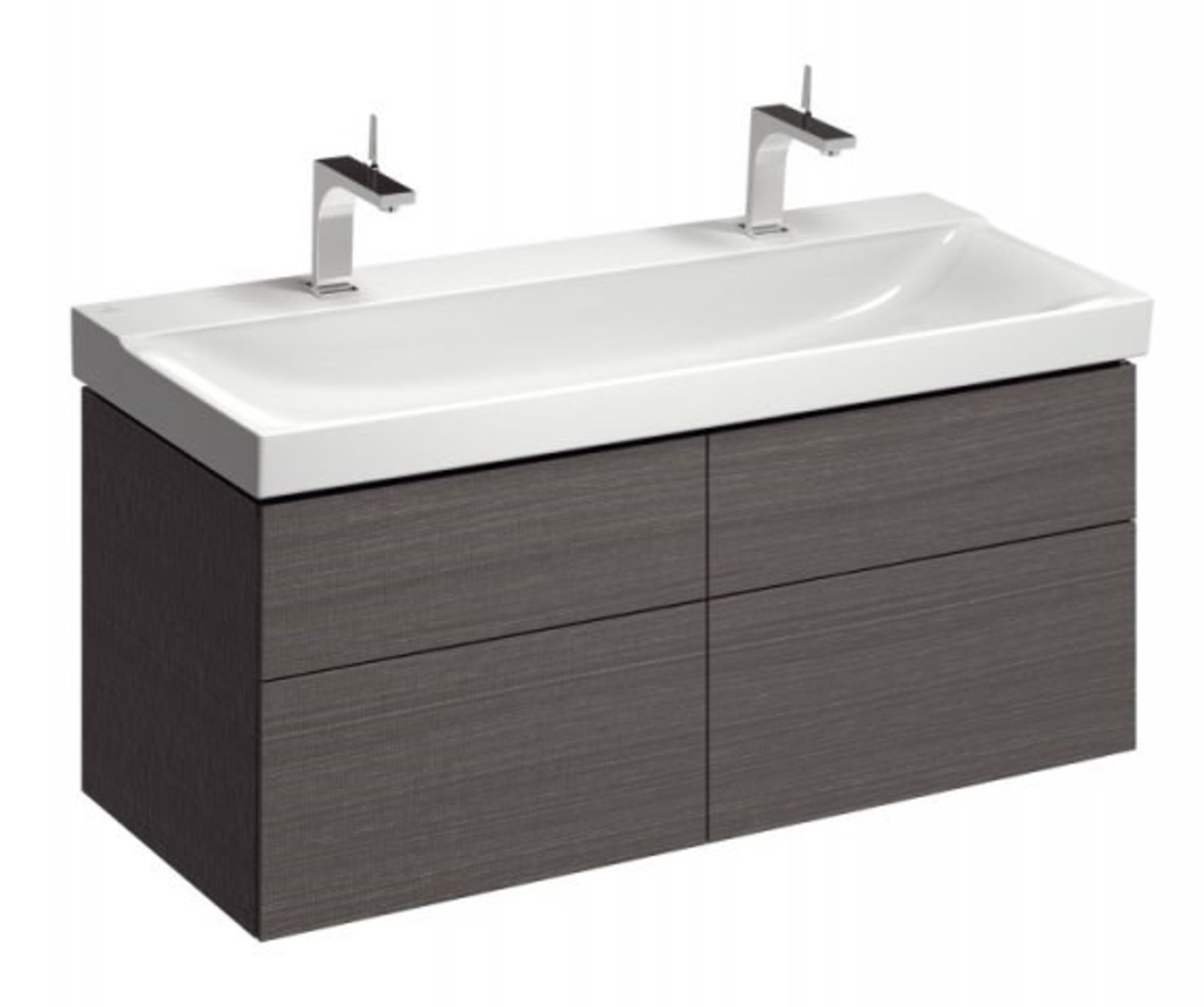 (LV2) Keramag 1174mm Xeno2 Vanity unit. RRP £1680.99.Comes complete with basin. A premium ba...