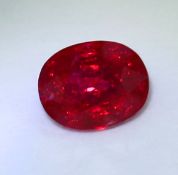 IGI Certified 1.05 ct. Untreated Ruby - Burma, Myanmar