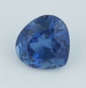 GIA Certified 1.09 ct. Untreated Blue Sapphire - Burma