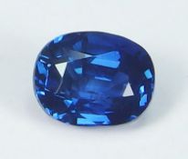 GIA Certified 1.02 ct. Untreated Blue Sapphire - Burma