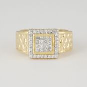 14 K / 585 Yellow Gold Men’s Diamond Ring