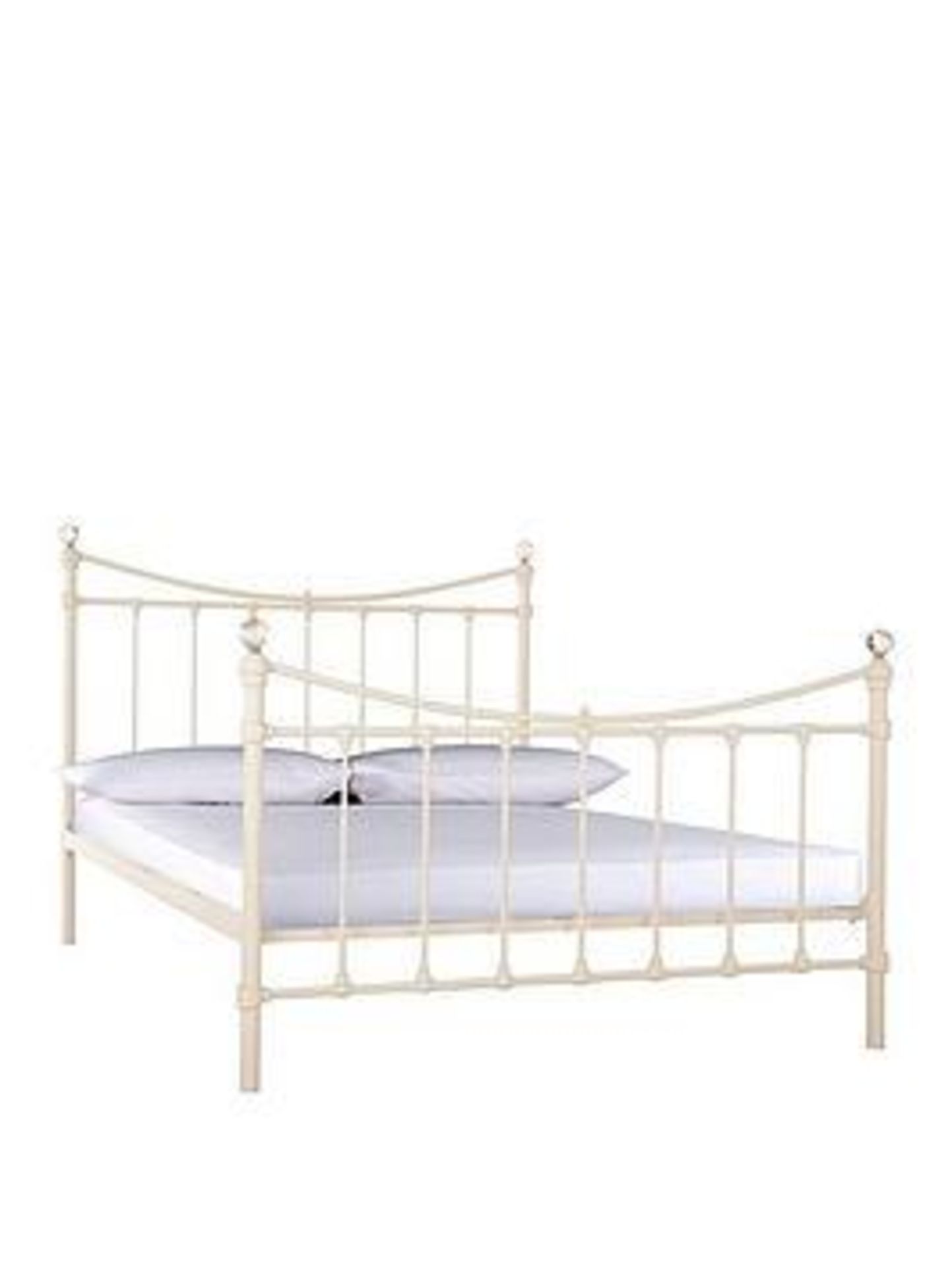 Boxed Item Ruby King Bed [Cream] 120X161X202Cm Rrp:£394.0 - Image 2 of 2