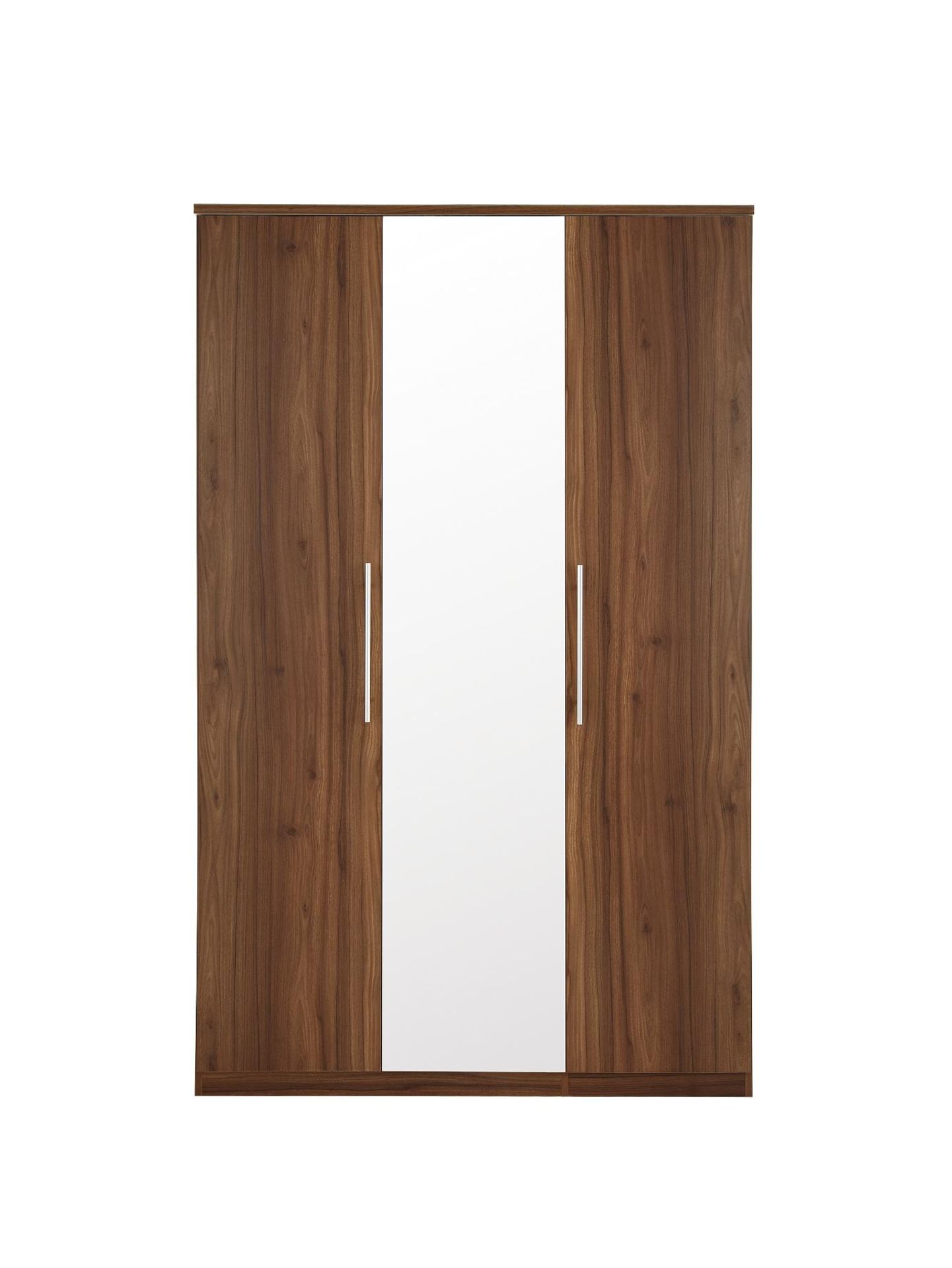 Boxed Item Prague 3 Doors Wardrobe [Walnut] 202X123X53Cm Rrp:£346.0 - Image 2 of 2