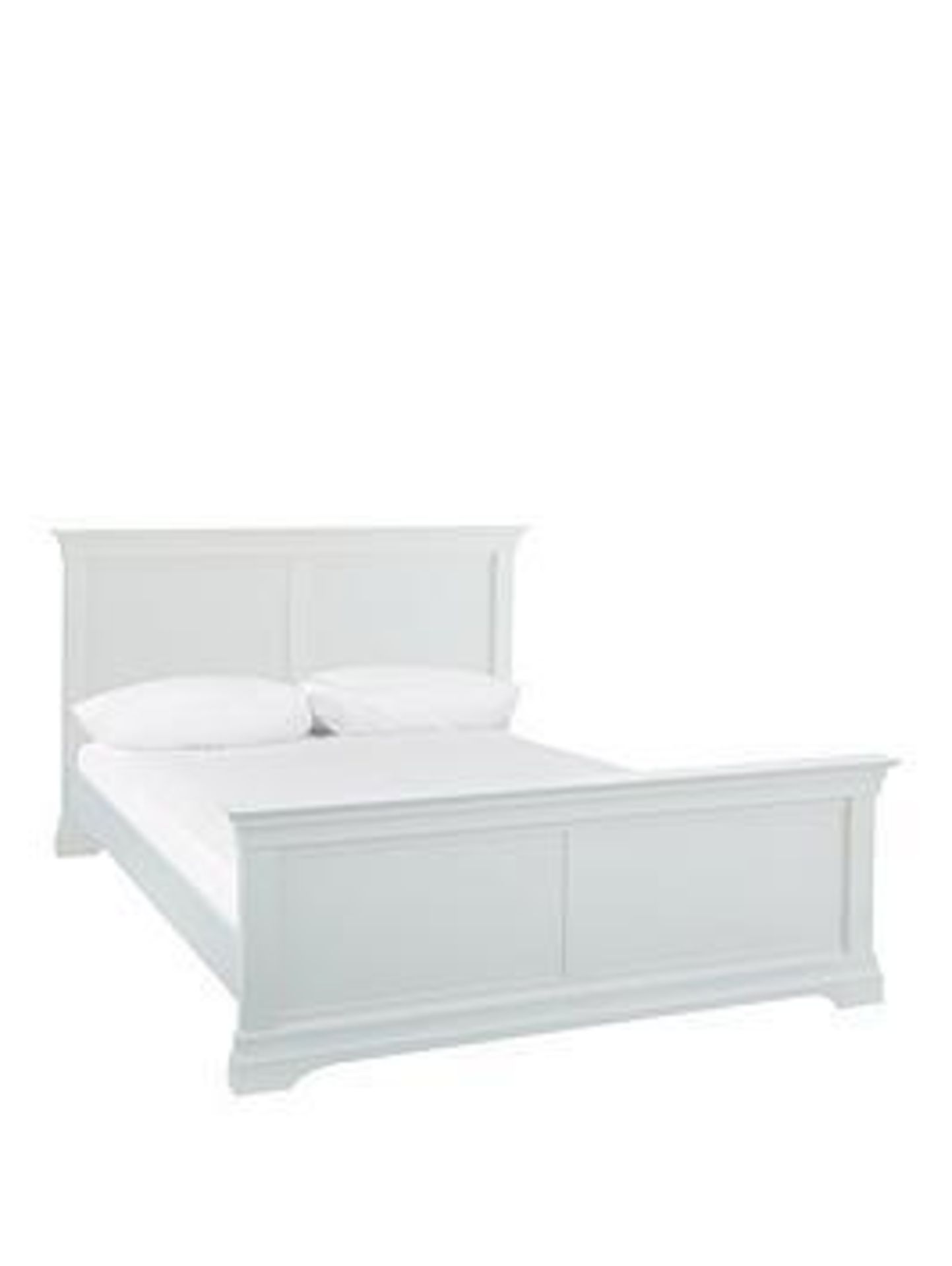 Boxed Item Ideal Home Normandy Double Bed [White] 105X169X215Cm Rrp:£670.0 - Image 2 of 2