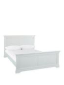 Boxed Item Ideal Home Normandy Double Bed [White] 105X169X215Cm Rrp:£670.0