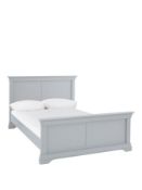 Boxed Item Ideal Home Normandy King Bed [Grey] 105X169X215Cm Rrp:£754.0