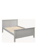 Boxed Item Novara Small Double Classic Bed [Grey] 92X132X203Cm Rrp:£346.0
