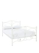Boxed Item Claremont Double Bed [Ivory] 109X132X204Cm Rrp:£478.0