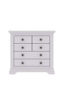 Boxed Item Ideal Home Normandy 6 Drawers Chest [Grey] 92X100X42Cm Rrp:£466.0