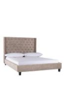 Boxed Item Perrie King Bed [Grey] 131X161X218Cm Rrp:£838.0