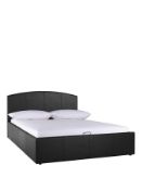Boxed Item Marston Double Lift-Up Bed [Black] 88X144X202Cm Rrp:£478.0