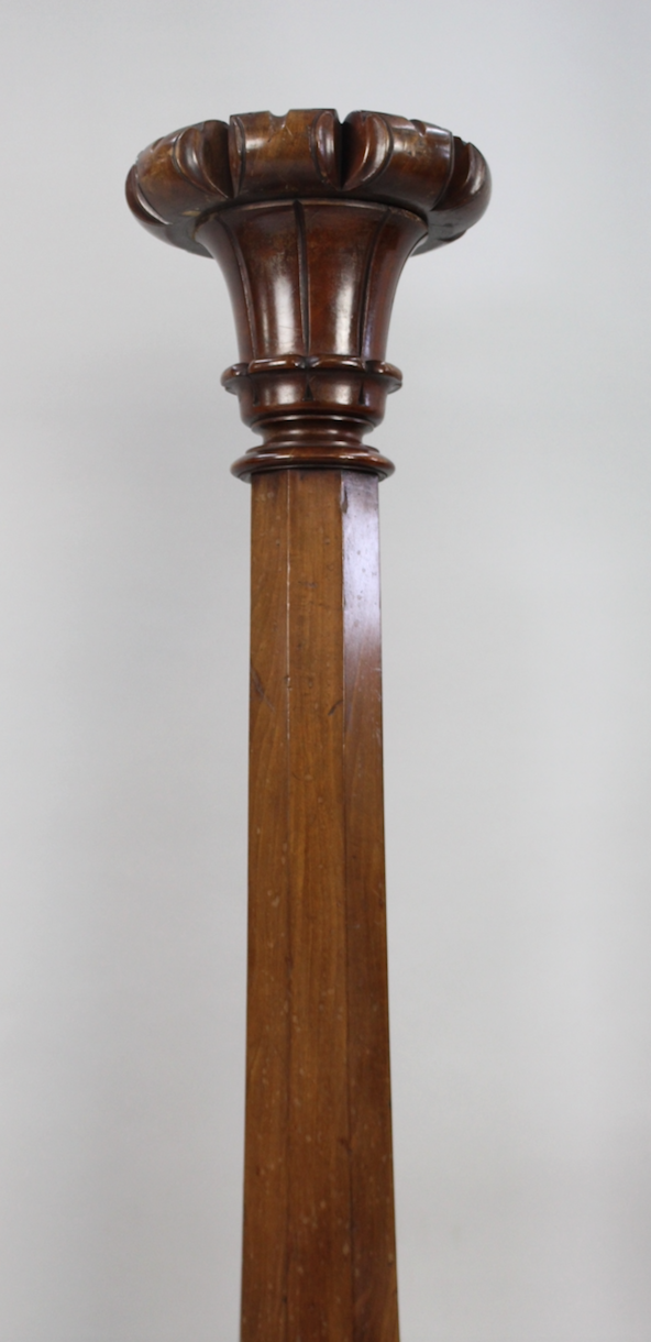 Pair of Early Victorian Carved Mahogany Pedestals - Image 6 of 10