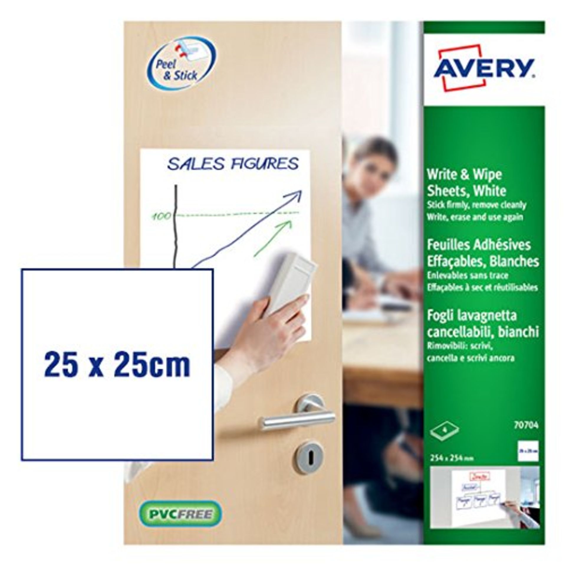 50 X Avery 70706 Write And Wipe A3 Adhesive Dry Erase Sheet - Bild 3 aus 4