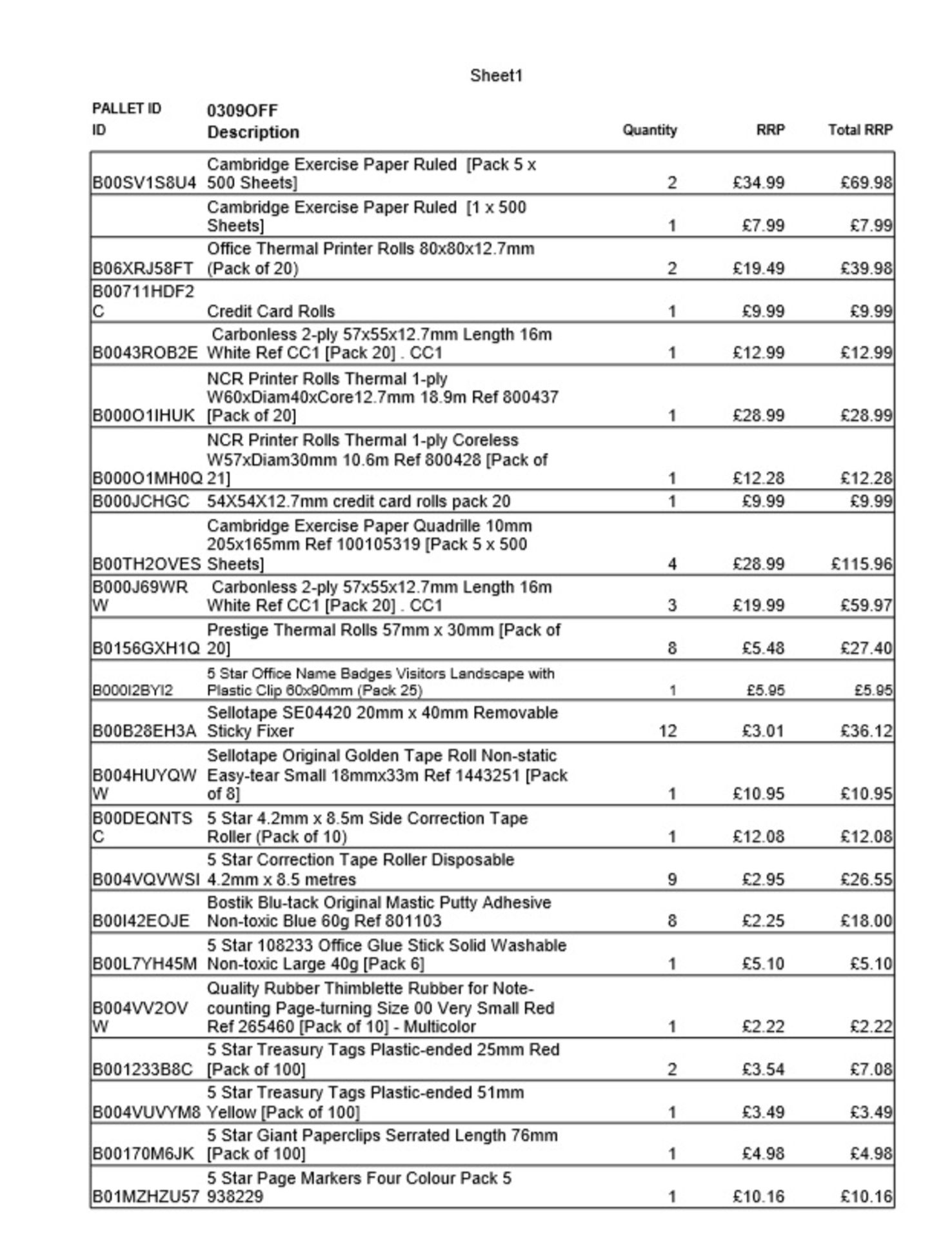 Mixed Stationary And Office Supplies Rrp £2205.10 -0309Off - Image 7 of 7