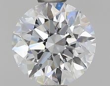 GIA cert 0.41 ctw round diamond dvvs2