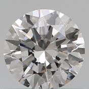 GIA cert 0.51ctw round diamond hvvs2