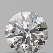 GIA cert 0.50ctw round diamond (e) vvs1