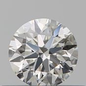 Aig cert 0.38ctw round diamond hvvs2