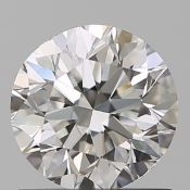 GIA cert 0.30 ctw round diamond dvvs1