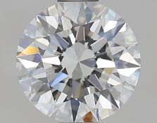 GIA cert 0.58 ctw round diamond hif