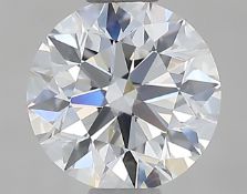 GIA cert 0.55 ctw round diamond dvvs2