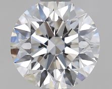 GIA cert 0.70 ctw round diamond hif