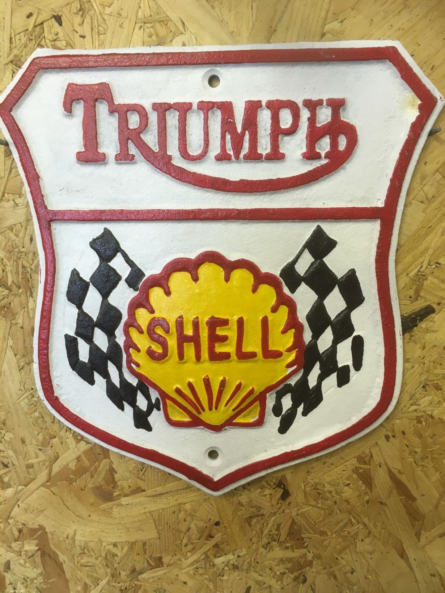 Triumph & Shell Wall Plaque