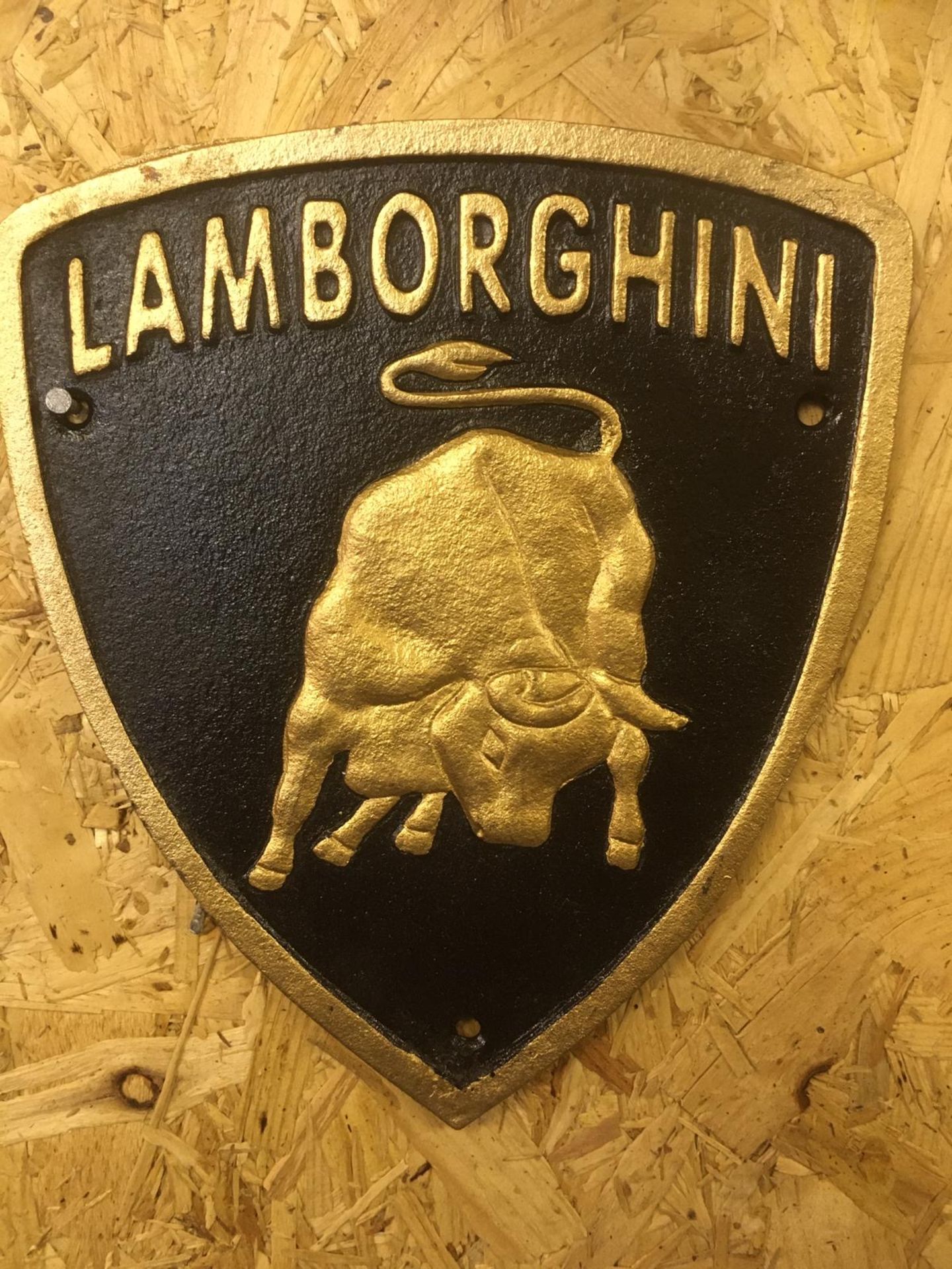 Lamborghini Wall Plaque