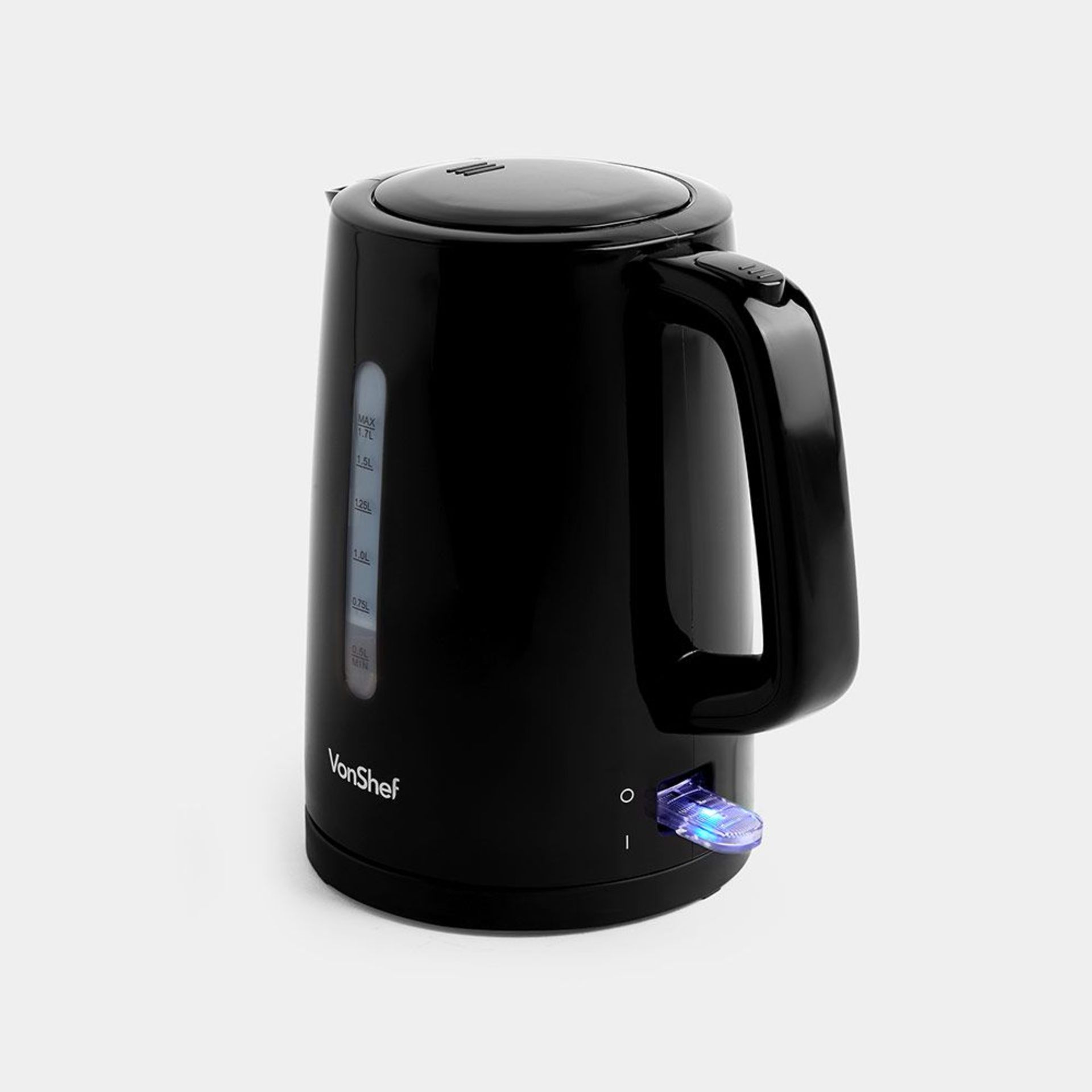 (HZ101) 1.7L Black Kettle Quick boil time: 1.7L / 7 cups in under 4 minutes Easily remove the... - Image 3 of 3