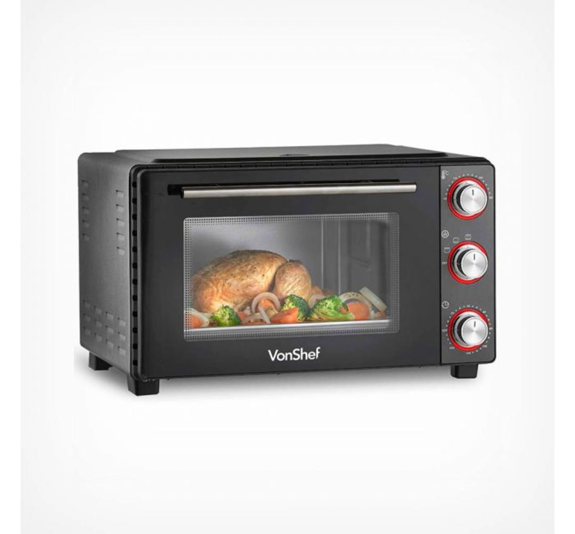 (HZ140) 28L Mini Oven Cooker & Grill 28L capacity and unobtrusive size makes it ideal for spac... - Image 2 of 3