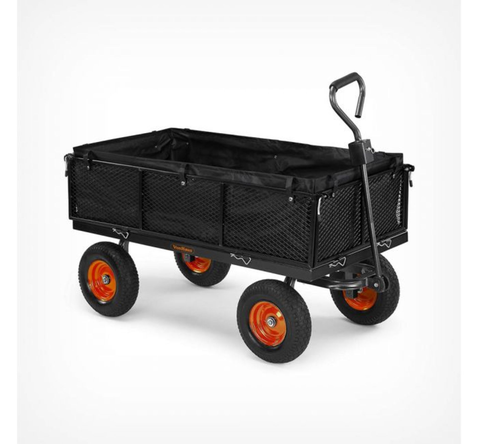 (F36) Mesh Garden Trolley Cart This heavy duty garden cart is your transportation powerhouse. ... - Image 2 of 3