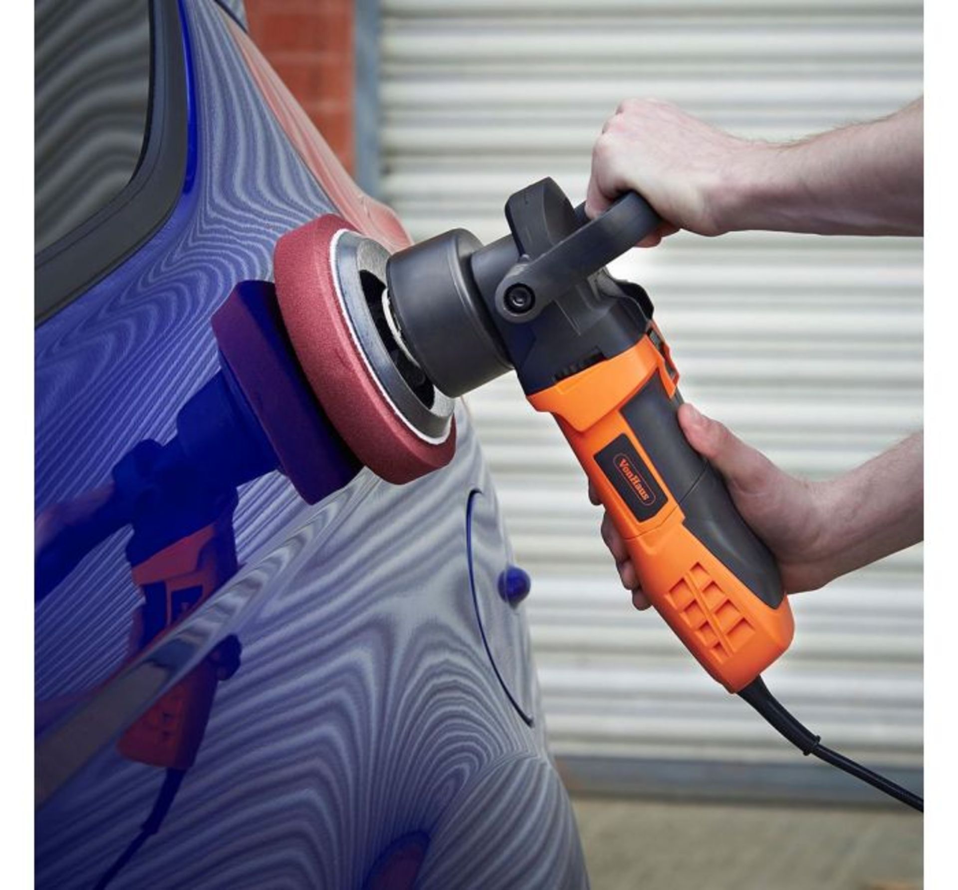 (F26) Random Orbital Polisher Kit 600W power, the polisher operates at six speed settings from... - Image 3 of 4