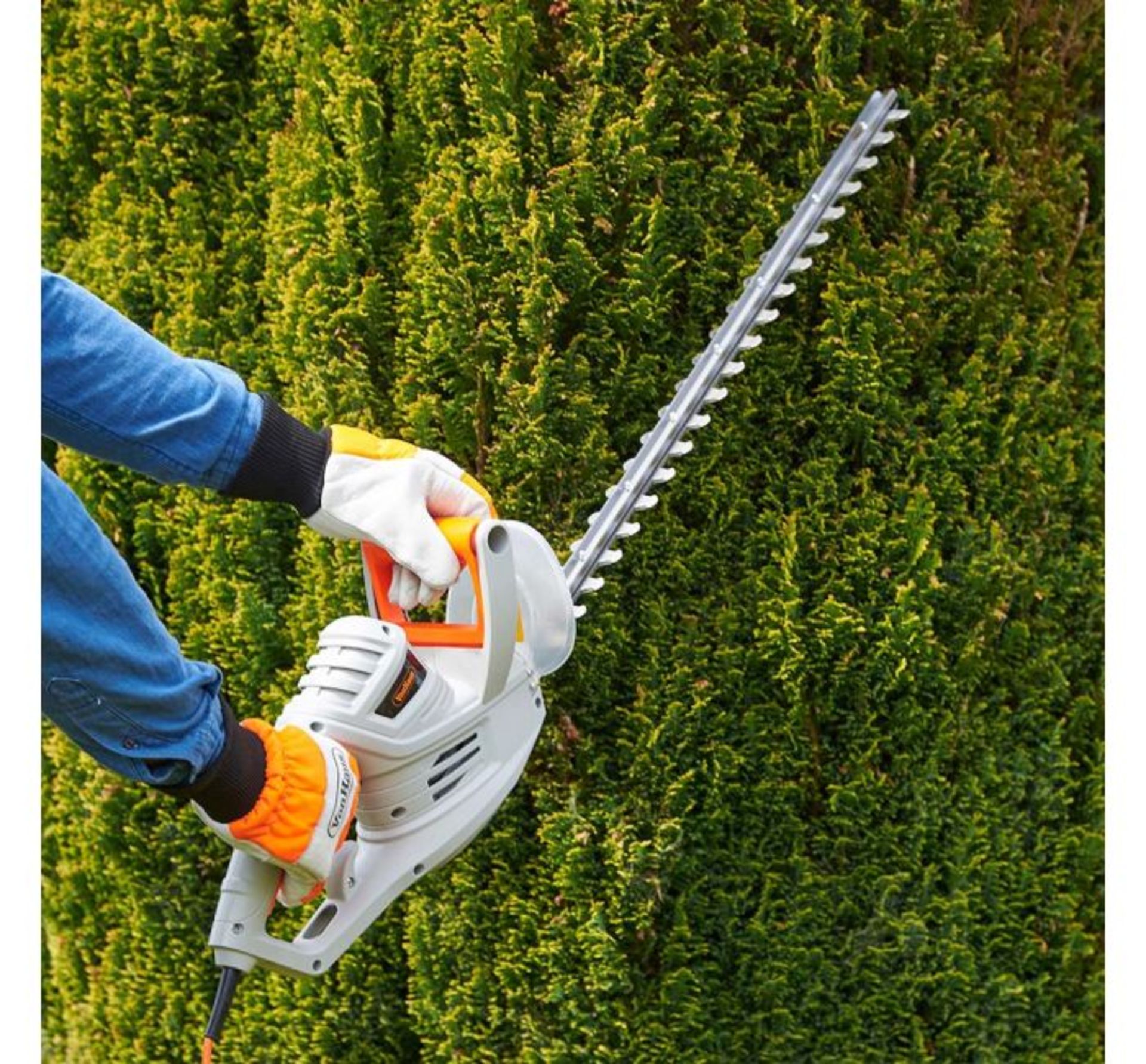 (F57) 550W Hedge Trimmer Lightweight at only 3.2kg with a powerful 550W motor and precision bl...
