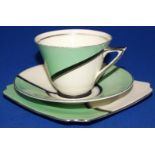 Art Deco Royal Daulton Cup Saucer Plate