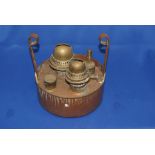 Double Burner Oil Lamp Rare