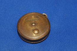 Rare Small Edward Preston & Sons brass case tape measure