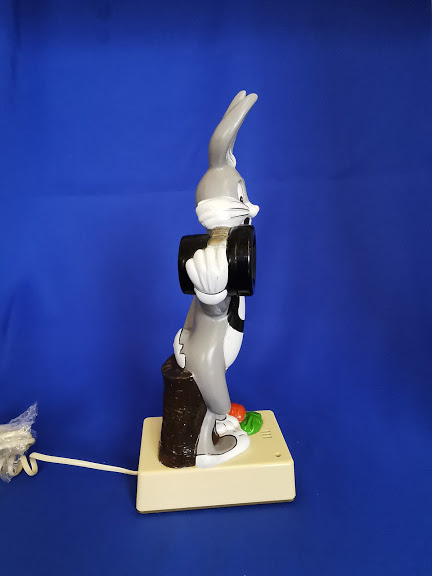 Vintage 1982 Bugs Bunny Warner Bros Novelty Telephone - Image 5 of 7