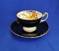 Aynsley Bone China Teacup And Saucer Rare