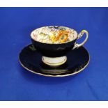 Aynsley Bone China Teacup And Saucer Rare