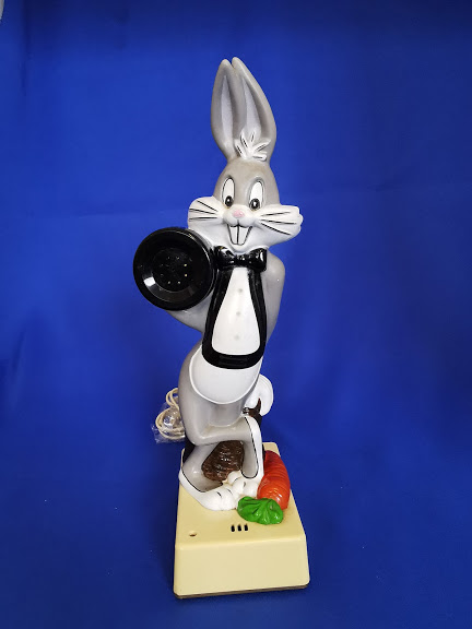 Vintage 1982 Bugs Bunny Warner Bros Novelty Telephone - Image 2 of 7