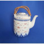 Chinese Teapot with Rattan Handle and Lid Made in China