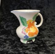 Vintage Ellgreave Ivorine Ware Jug Art Deco Hand Painted