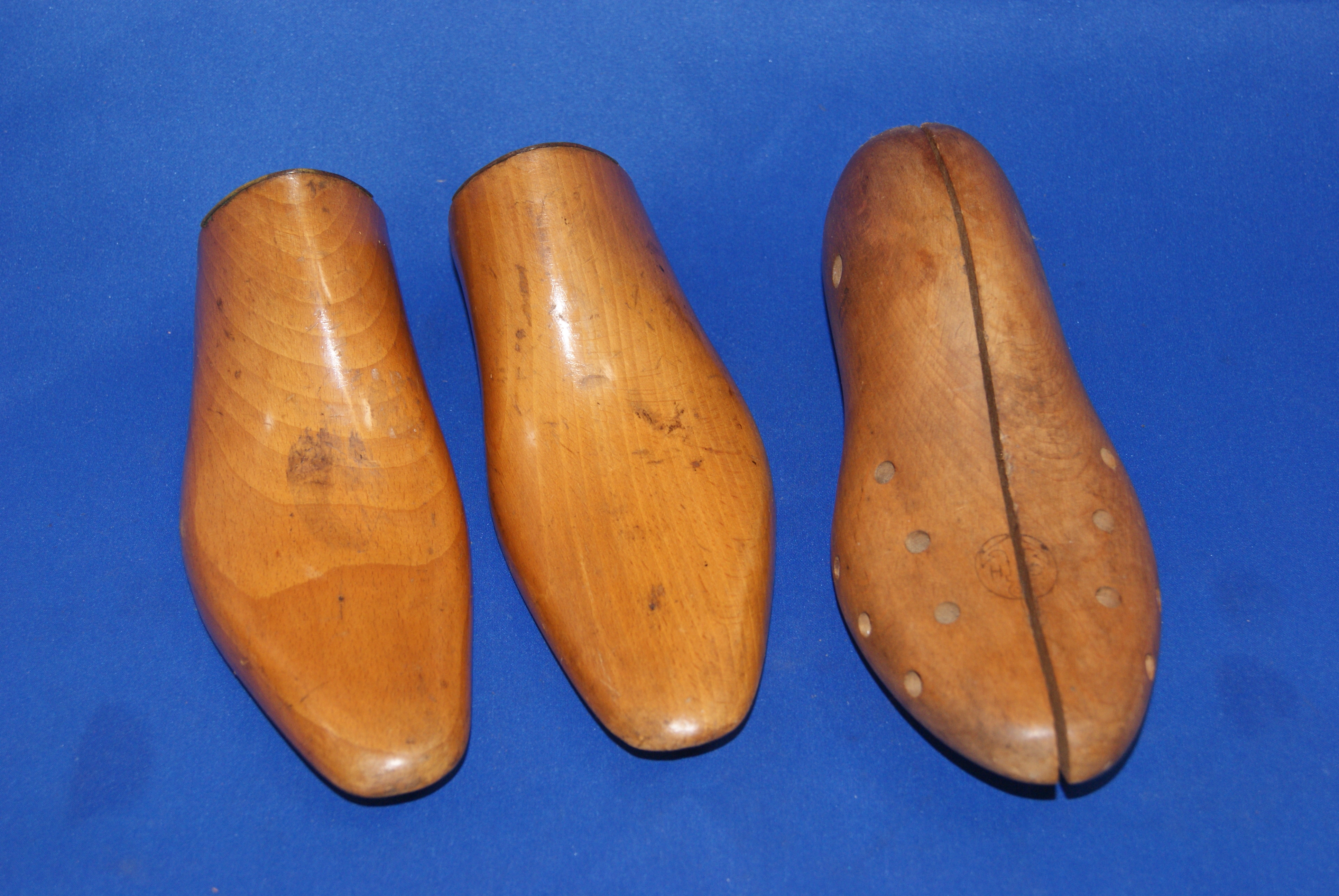 3 x Vintage Wooden Shoe Stretchers