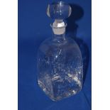 Dartington Glass Decanter with label