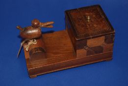 Early Bird Cigarette Dispenser with inlaid design