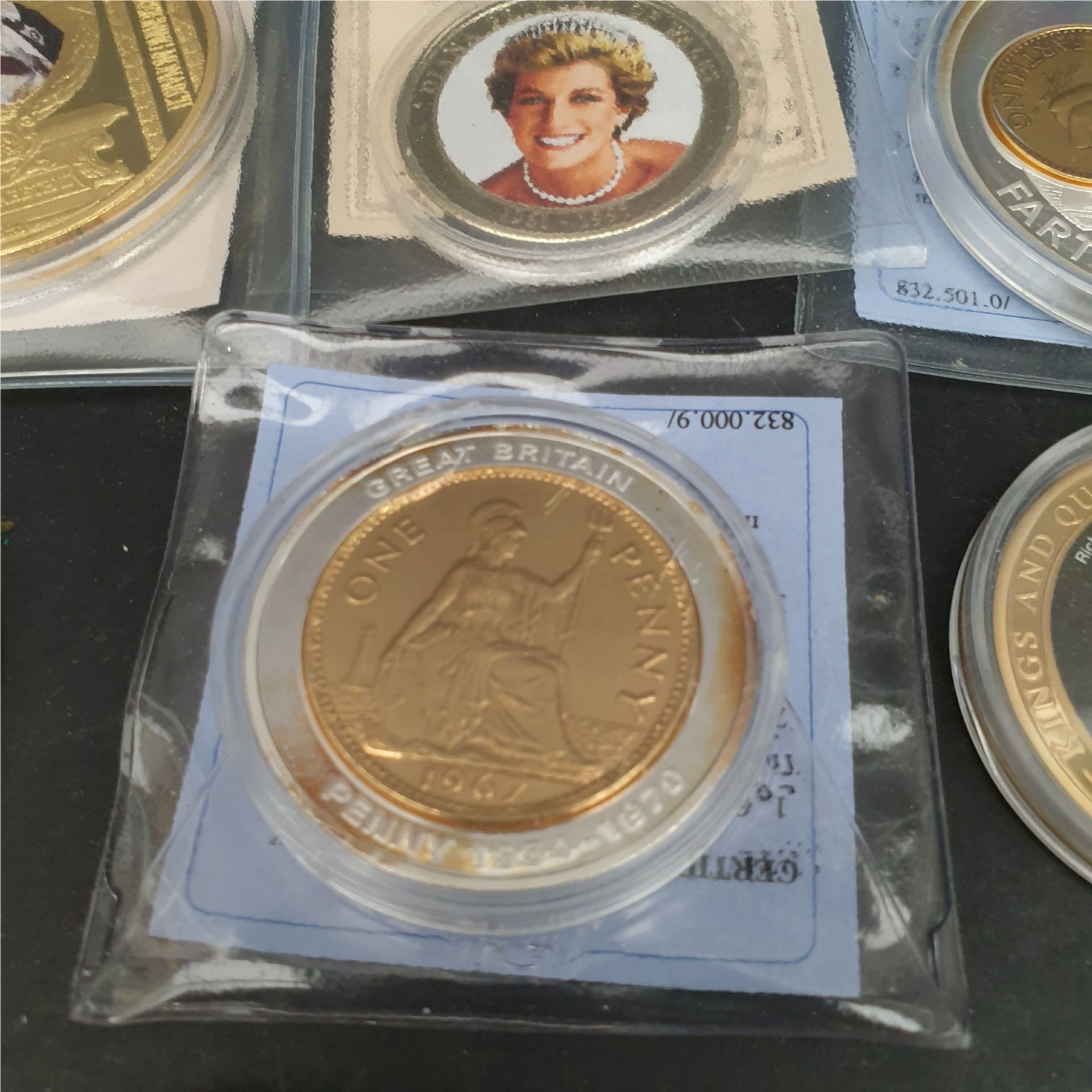 Collectable Coins 10 in Total military & Royalty - Image 2 of 3