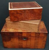 Vintage Wooden Boxes x 3