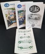 Vintage Delage Motor Car Magazines