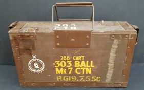 Vintage Military Ammunition Case