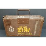 Vintage Military Ammunition Case